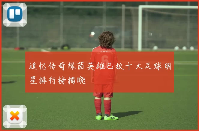 追忆传奇绿茵英雄已故十大足球明星排行榜揭晓