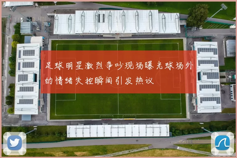 足球明星激烈争吵现场曝光球场外的情绪失控瞬间引发热议