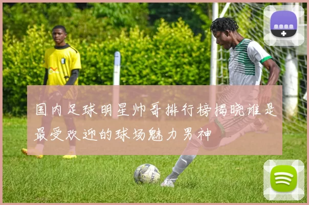 国内足球明星帅哥排行榜揭晓谁是最受欢迎的球场魅力男神