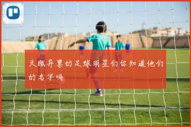 天赋异禀的足球明星们你知道他们的名字吗