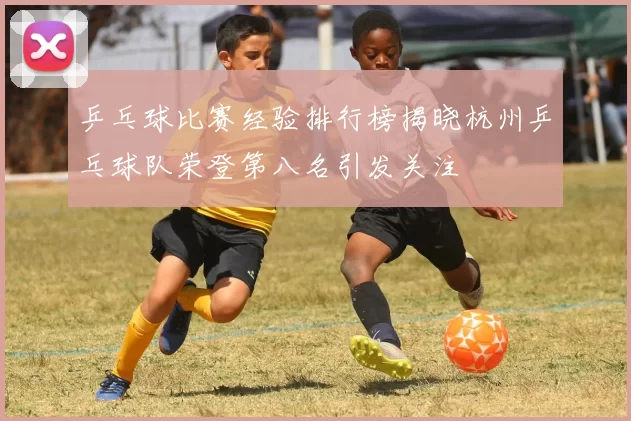 乒乓球比赛经验排行榜揭晓杭州乒乓球队荣登第八名引发关注